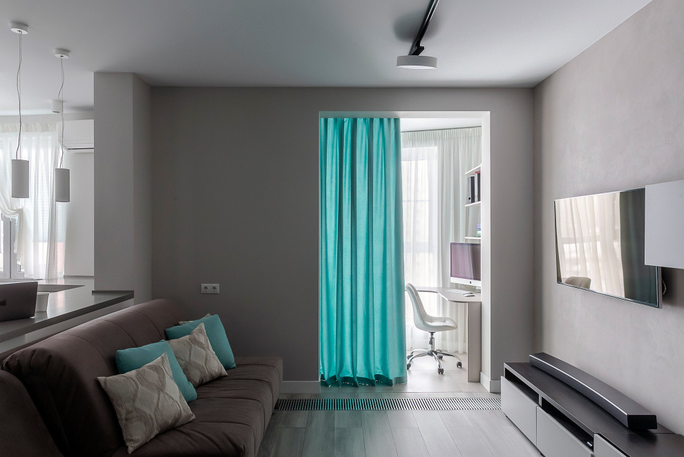 Современный минимализм студии для будущей студентки