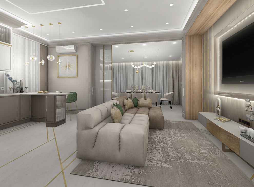 Обложка проекта: Коттедж в гольф-клубе "Раевский" | 135 кв.м