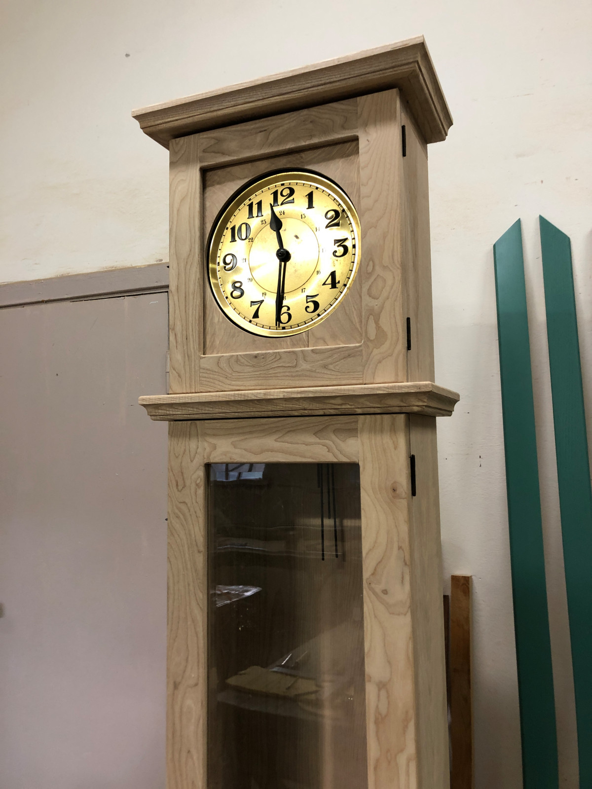 Корпус для польских часов 4-х годов из массива ясеня