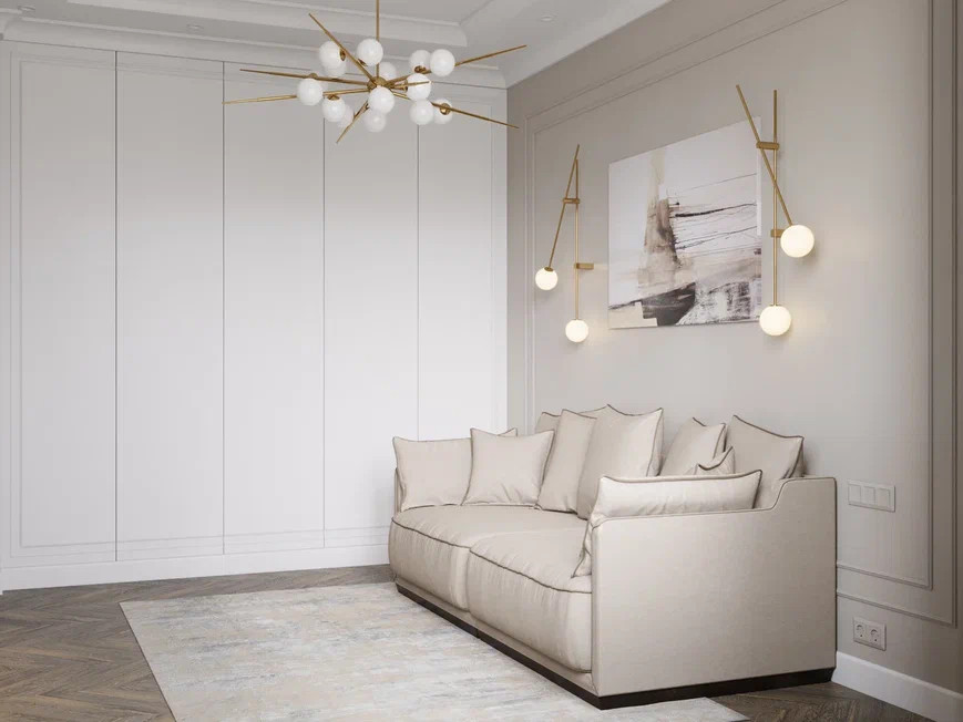 Ремонт квартиры (трехкомнатной) площадью 88,4 м2