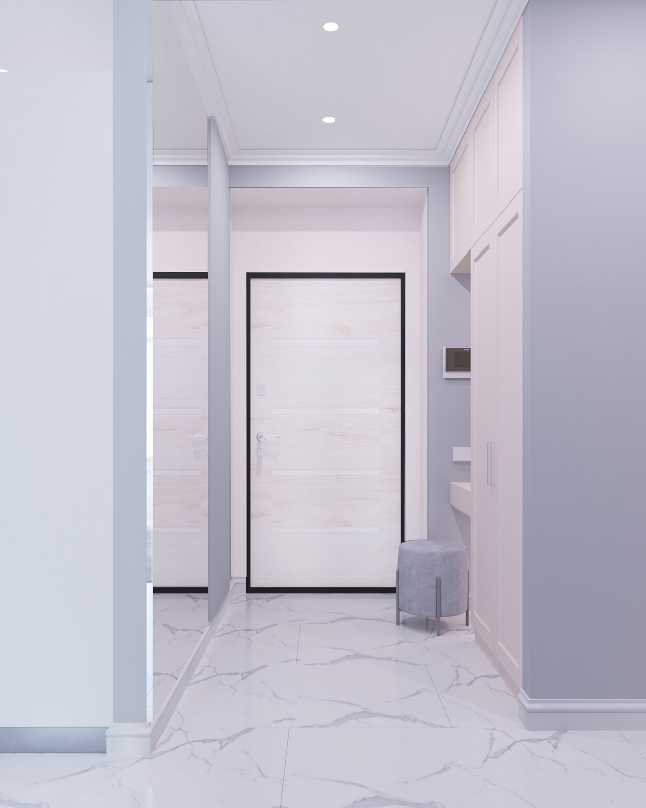 Дизайн-проект 4-х комнатной квартиры 92 м2 ЖК Новые Горизонты