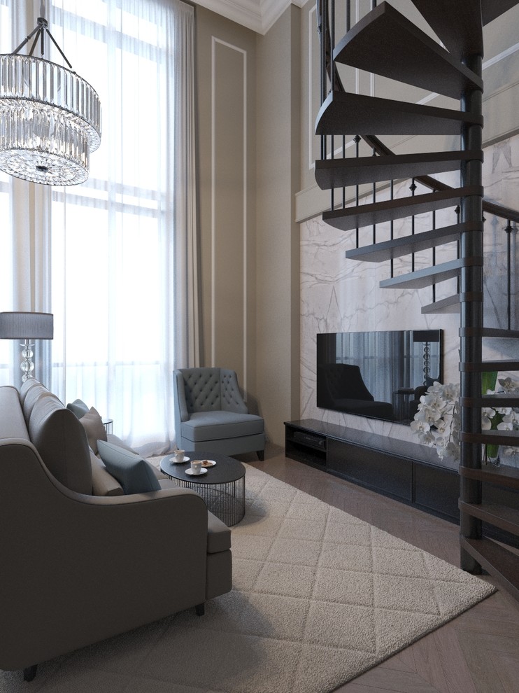 Двухуровневая квартира на бауманской