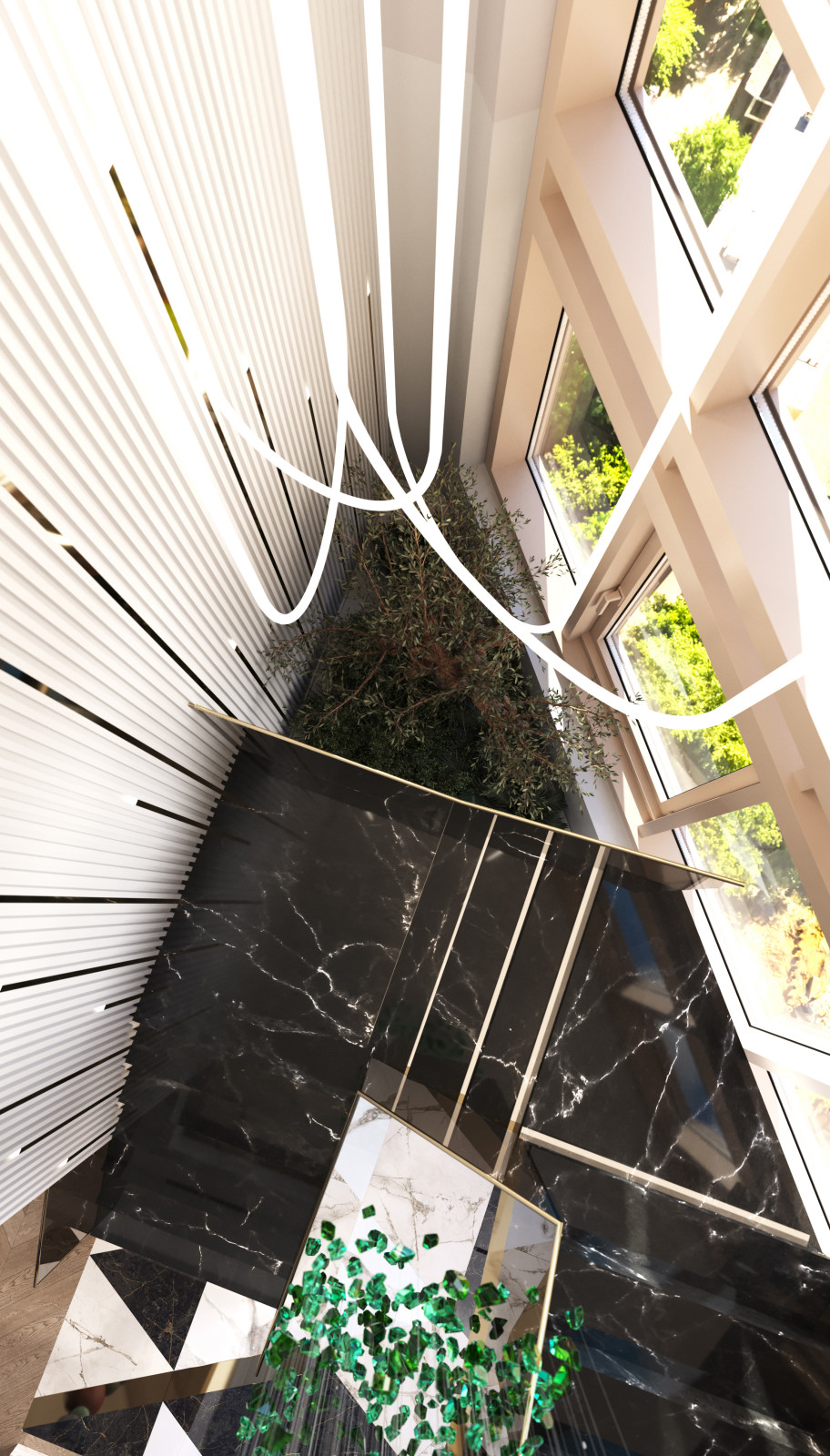 Проект двухэтажной квартиры