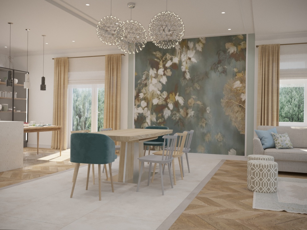 Дом с теплой, семейной атмосферой. 1 этаж