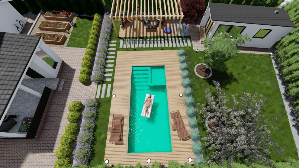 Ландшафтный дизайн в Гостагаевской