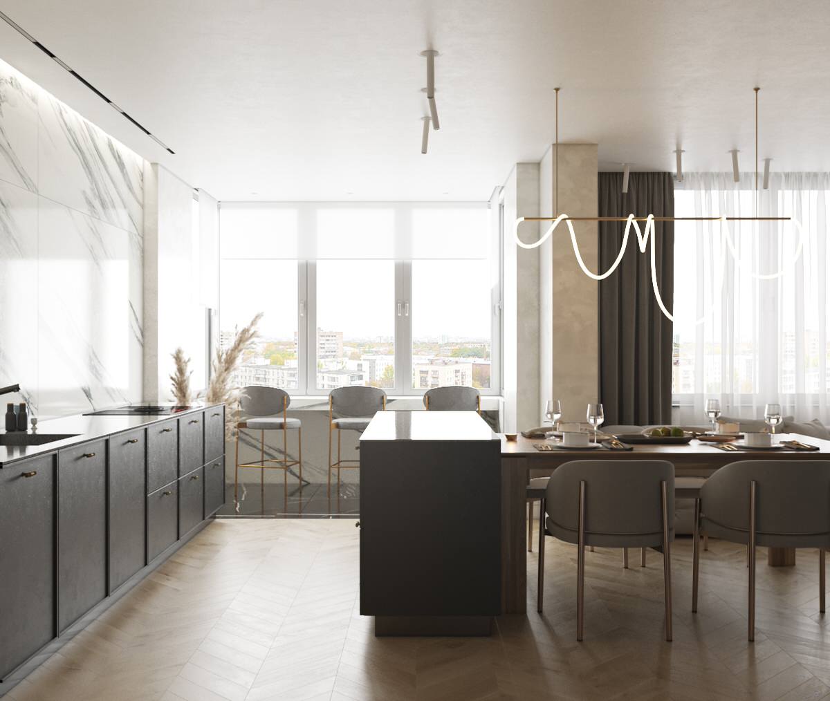 Дизайн проект квартиры в г. Москва