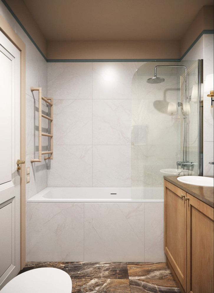 Квартира в голубых оттенках