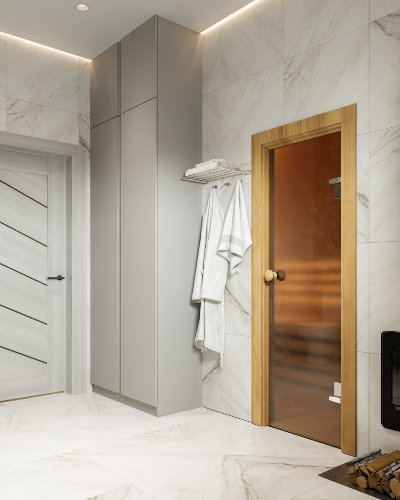 Дизайн интерьеров дома в п.Тайцы, Ленинградская область