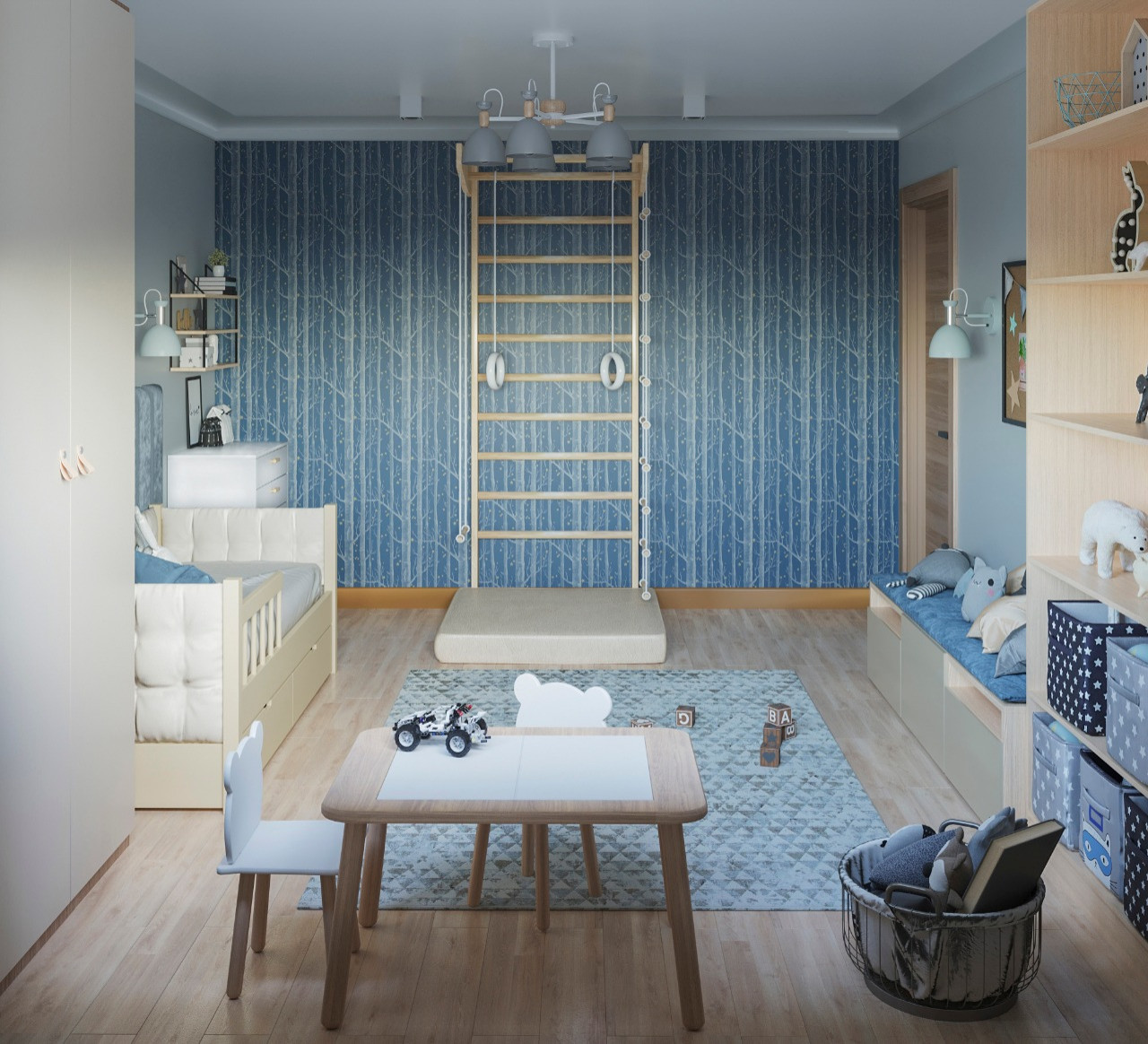 Мидсенчури по-московски. 3-х комнатная квартира 75 кв.м. на Юго-Западе