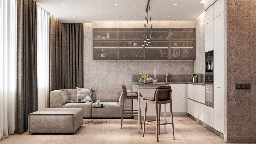 Брутальный минимализм в ЖК "TIME"