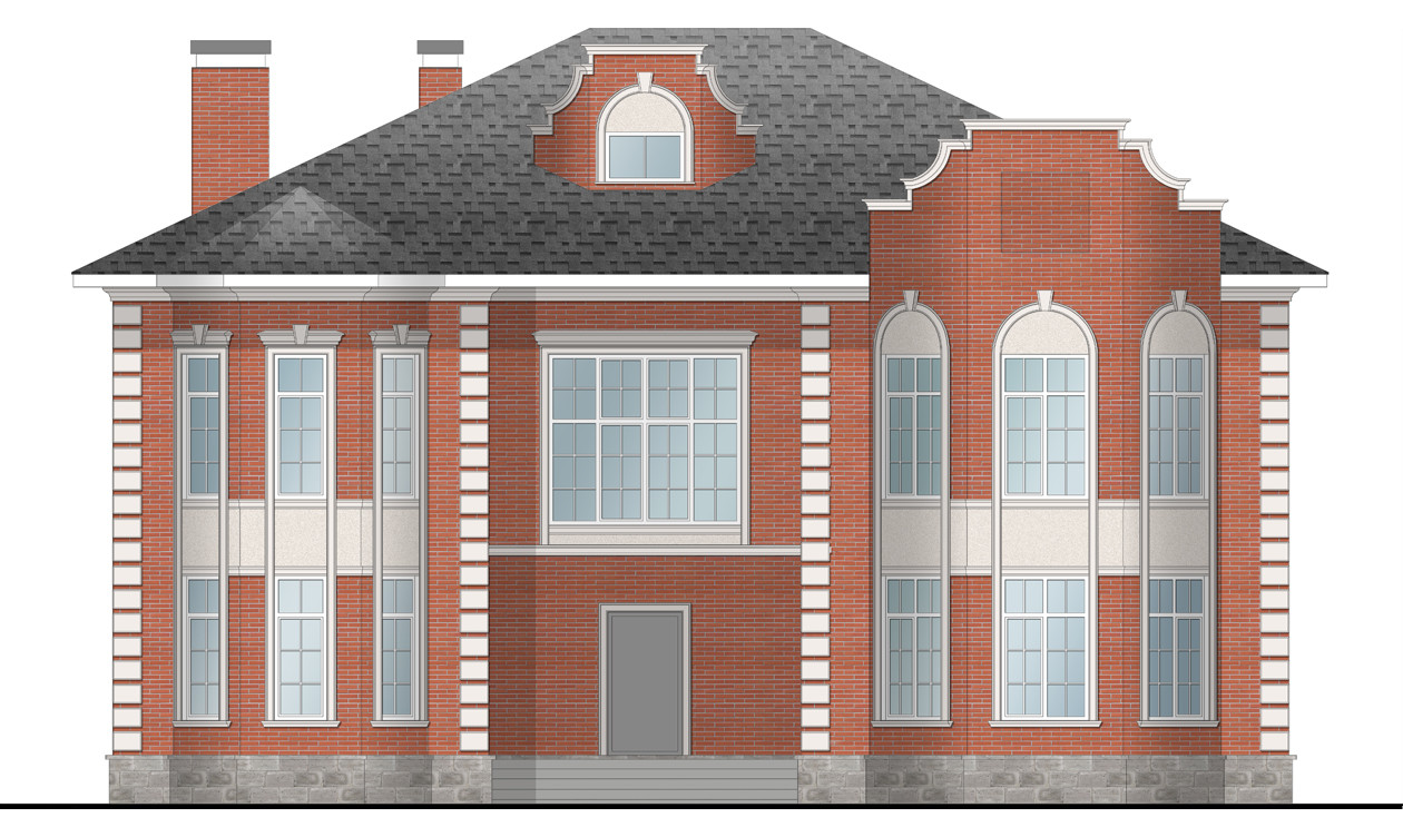 Дизайн фасадов загородных домов