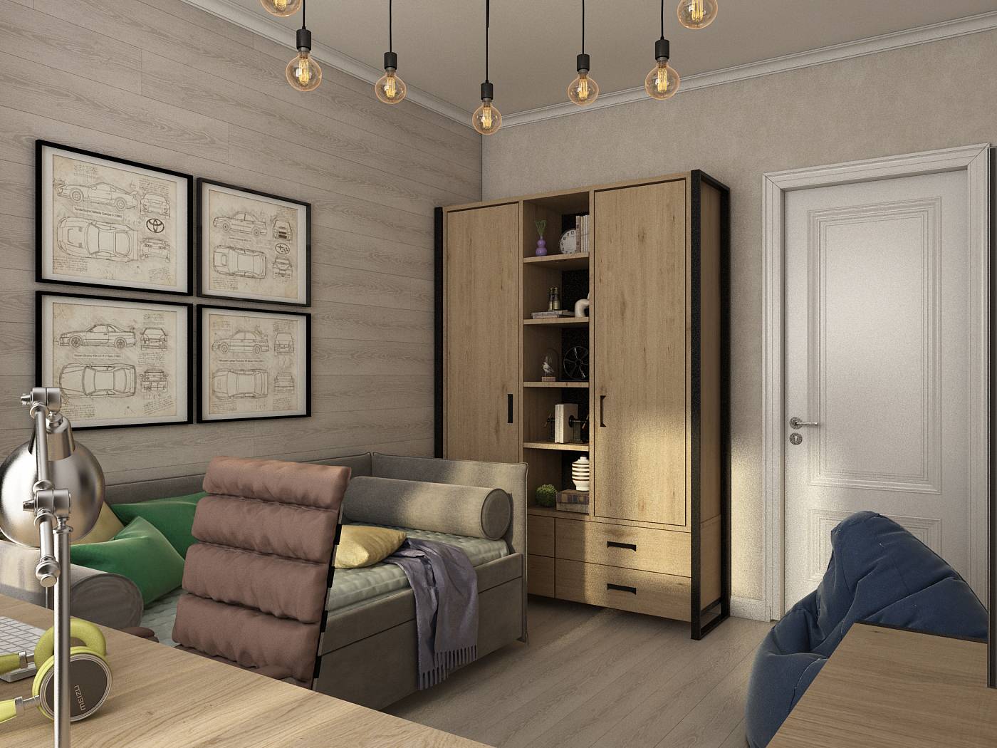 Комната для мальчика-подростка