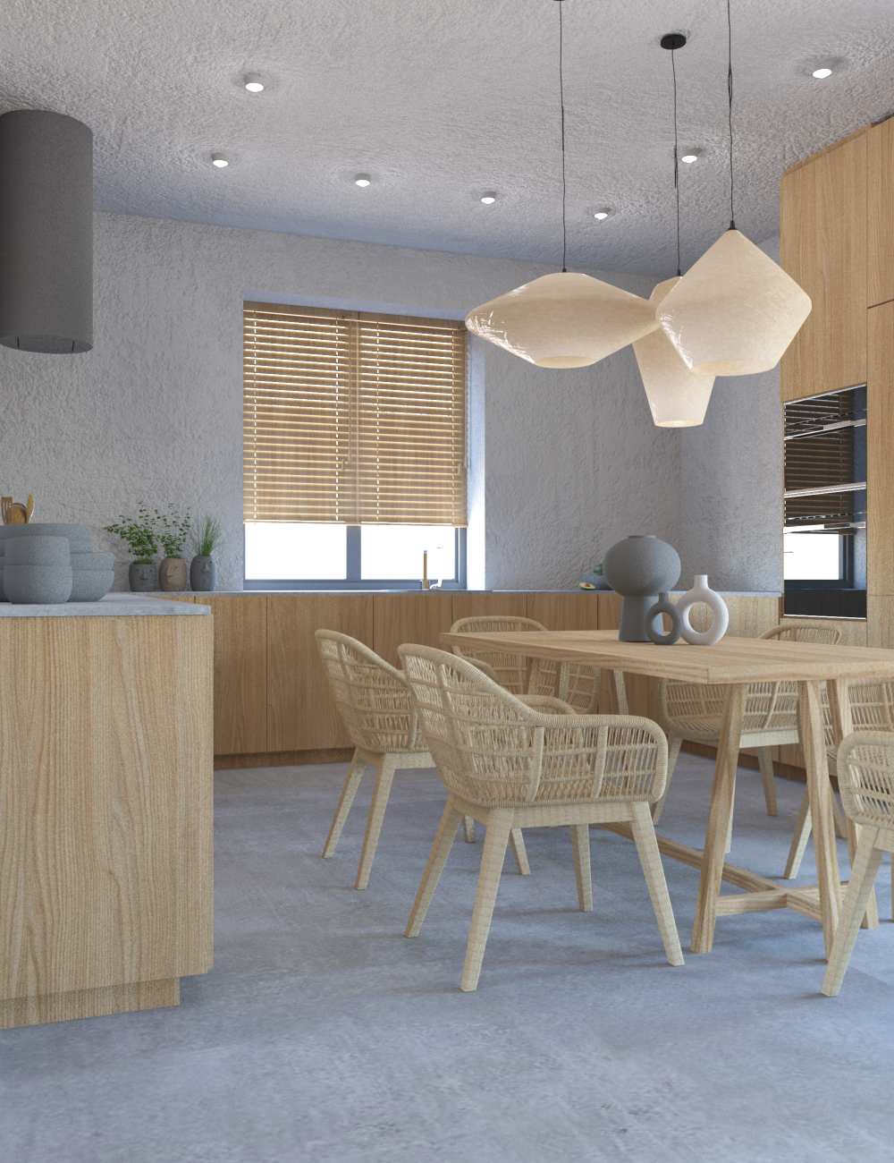 Гостиная с элементами экостиля