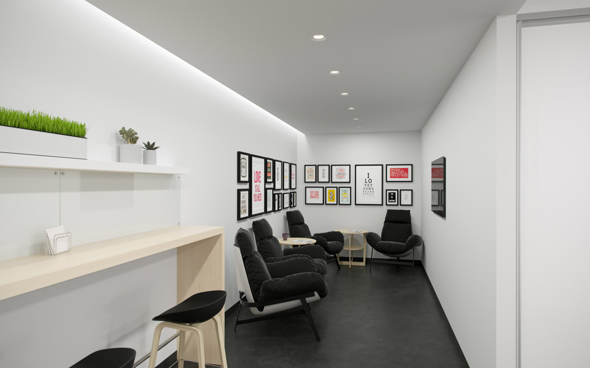 White Red office