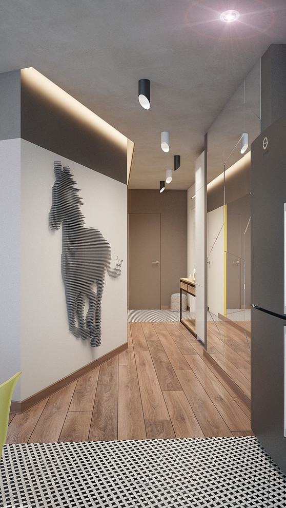 Переделанная однокомнатная квартира для холостяка