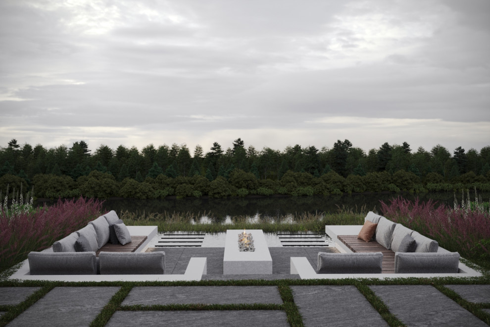 Сад на высоком берегу