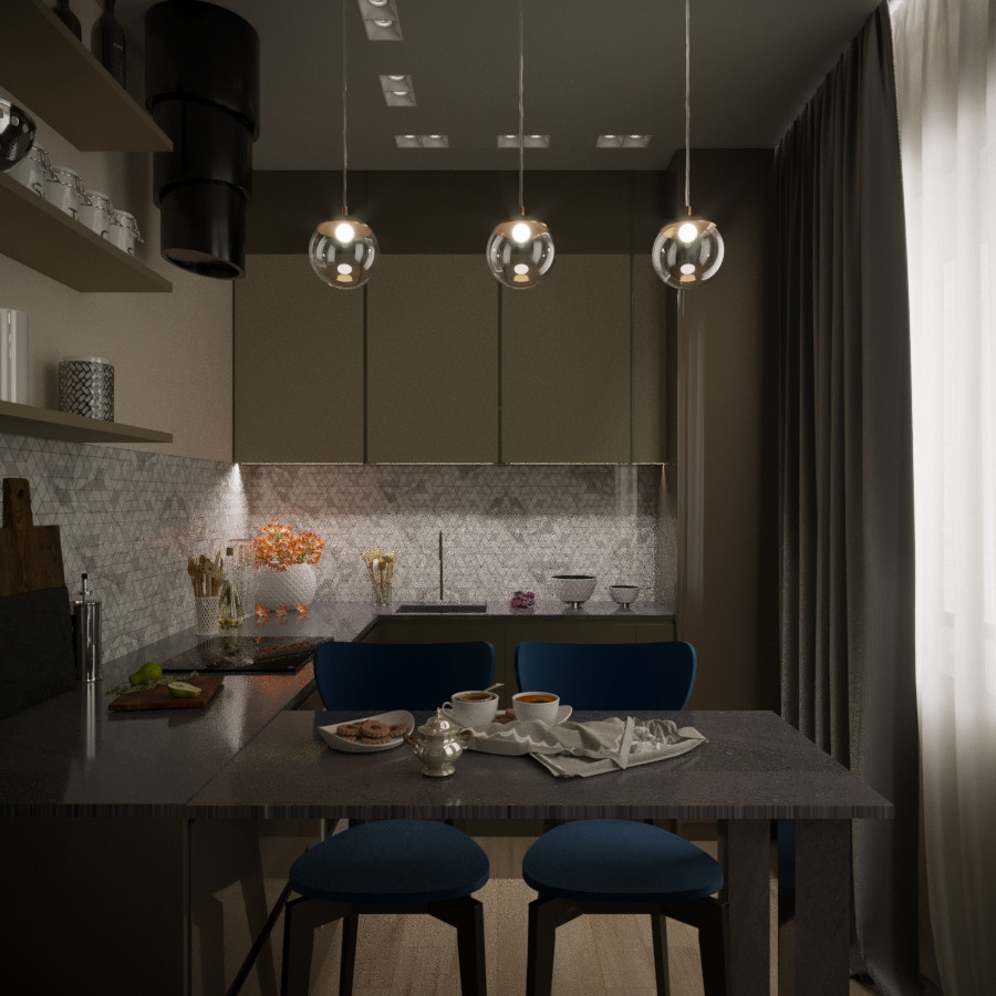 Обложка проекта: Интерьер на лесной