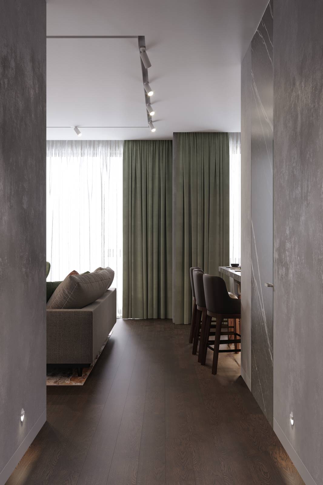 Квартира 110 кв. м. в современном стиле ЖК Red Side.