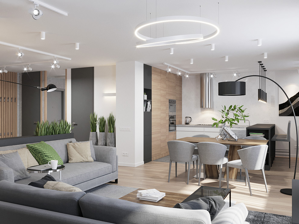 Бетон и дерево