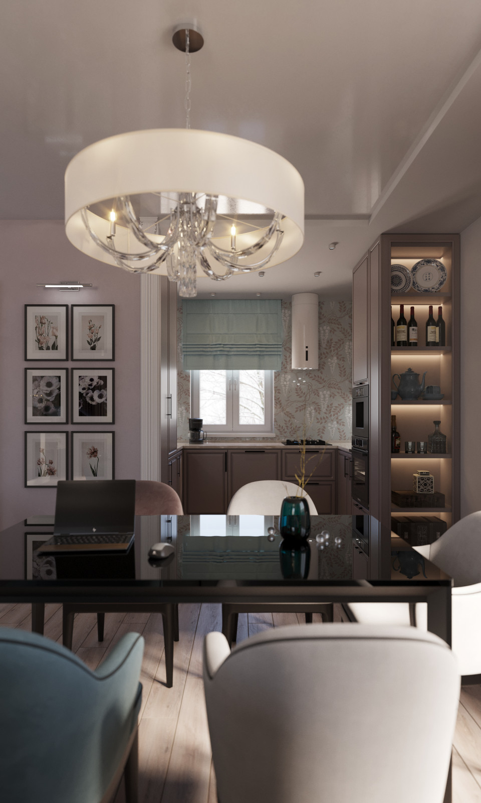 Гостиная частного дома для возрастной семейной пары