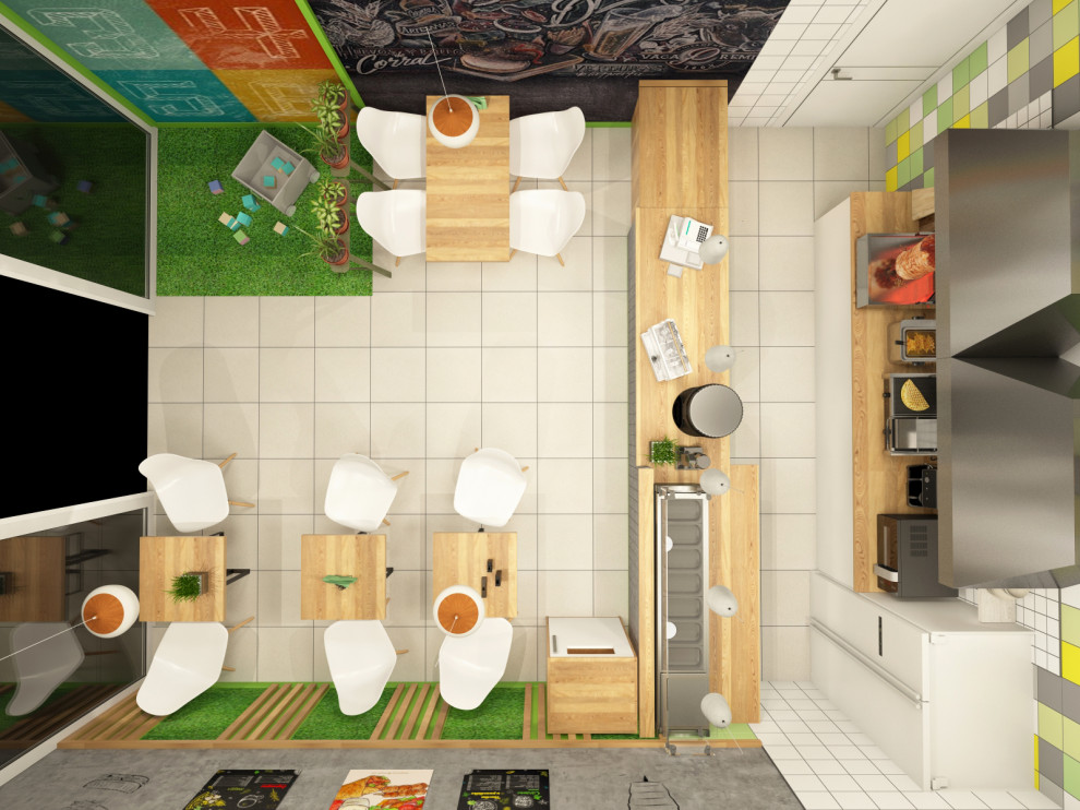 Обложка проекта: Яркое кафе