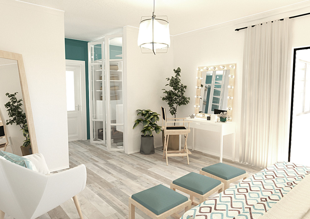 Дизайн спальни в ЖК "Хан-Тенгри"