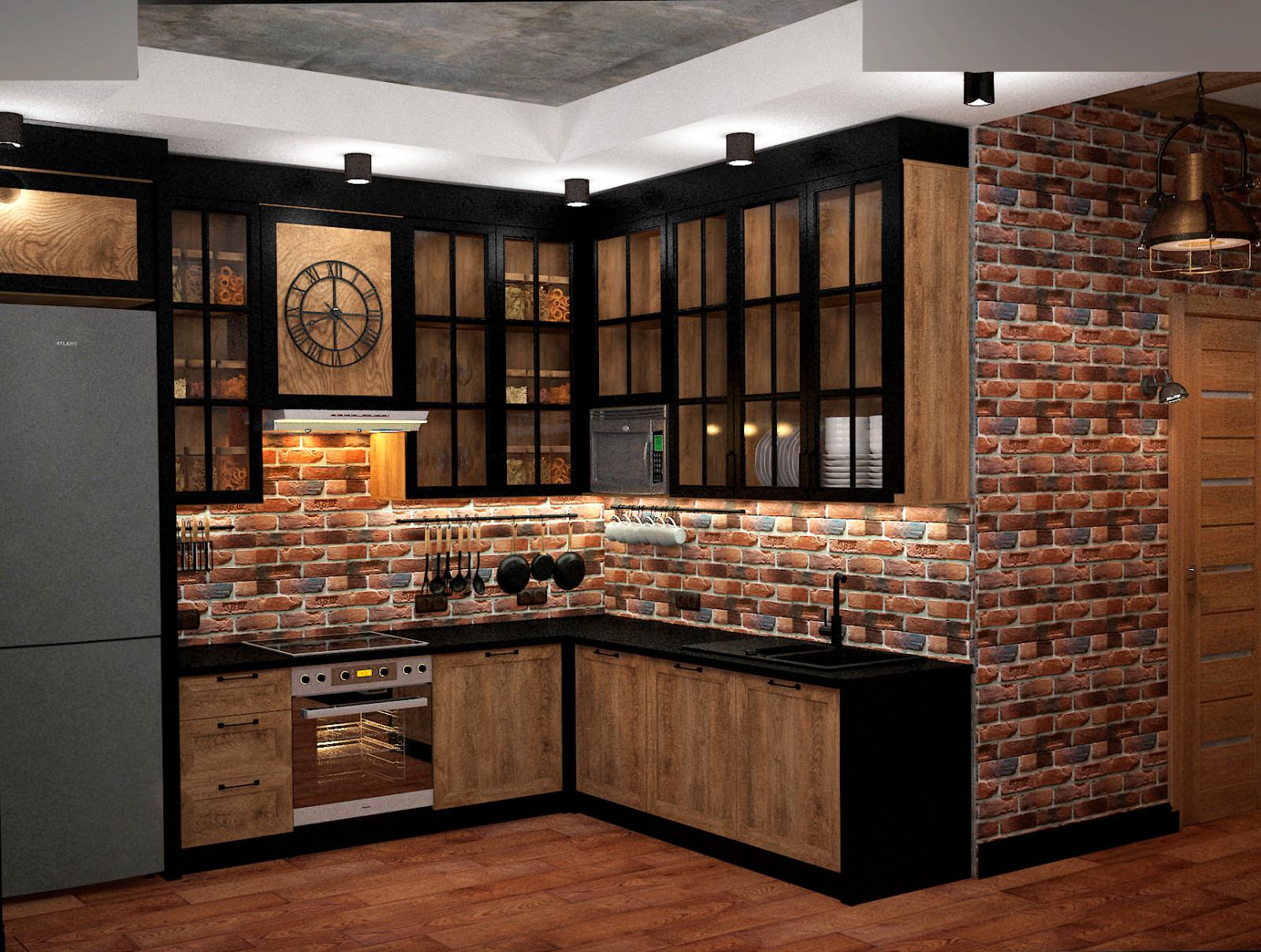 Малогабаритная квартира в стиле лофт