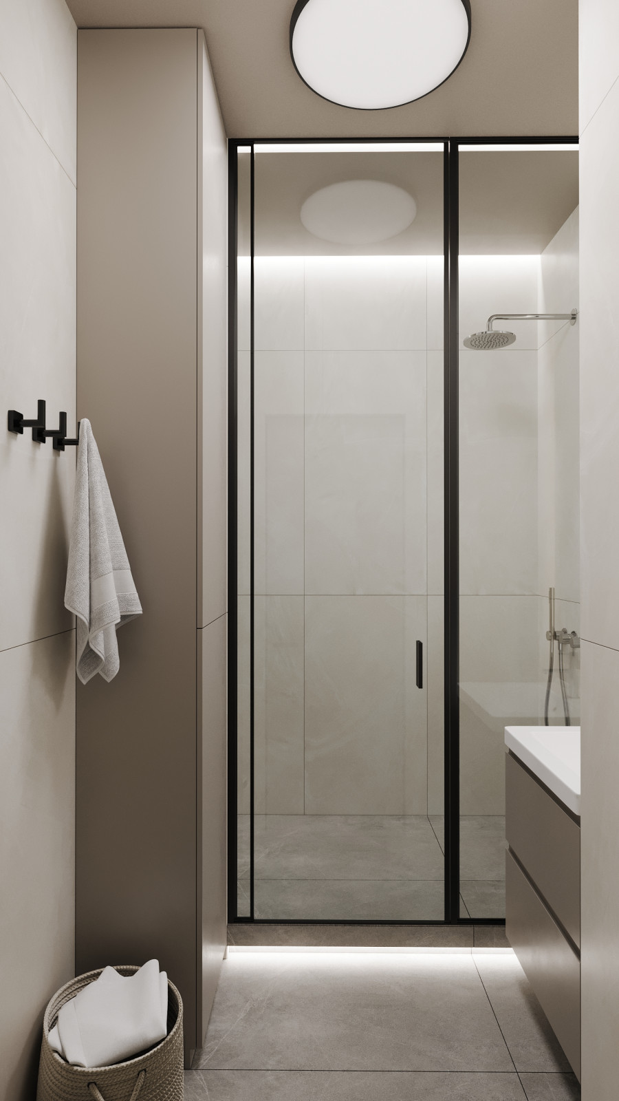 ЖК ID-Kudrovo, лаконичный интерьер в концепции минимализм