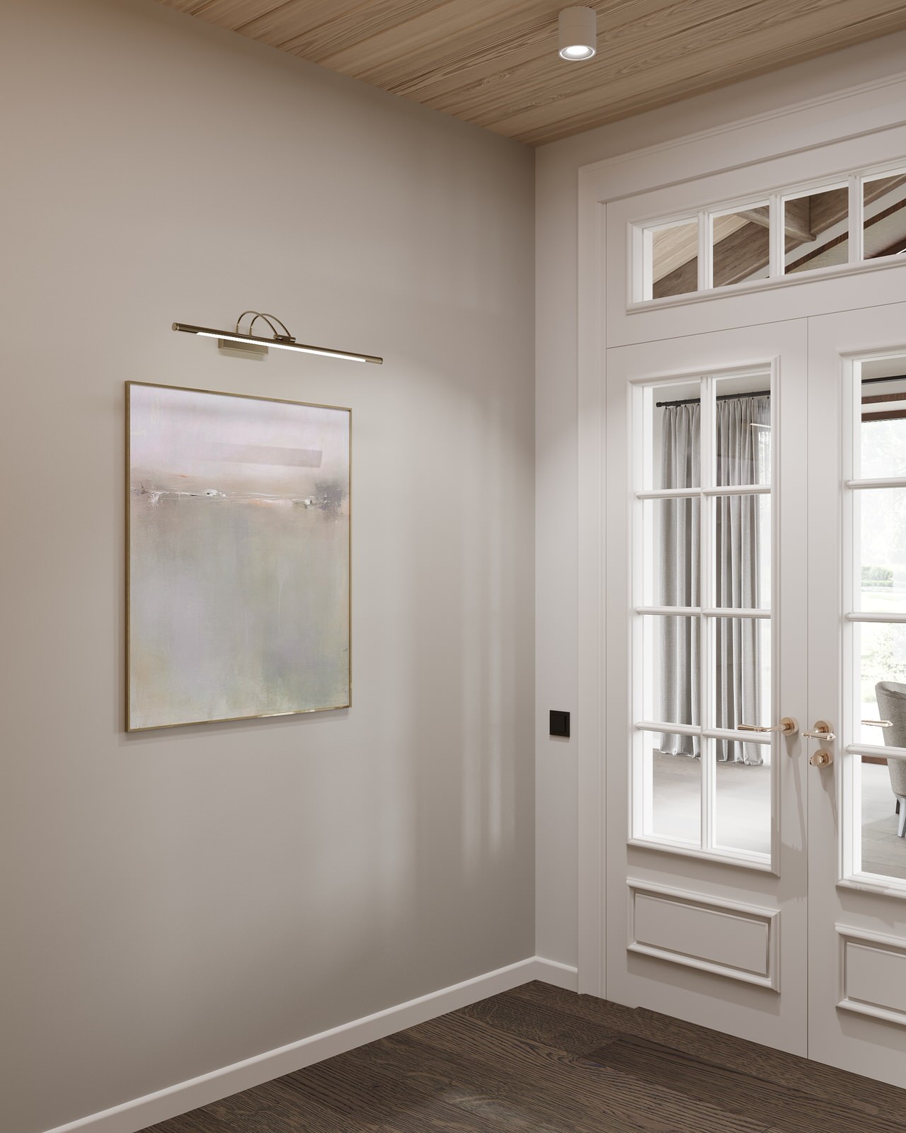 Холл в загородном доме