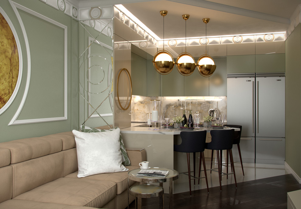 Обложка проекта: Living room "Modern Art deco"