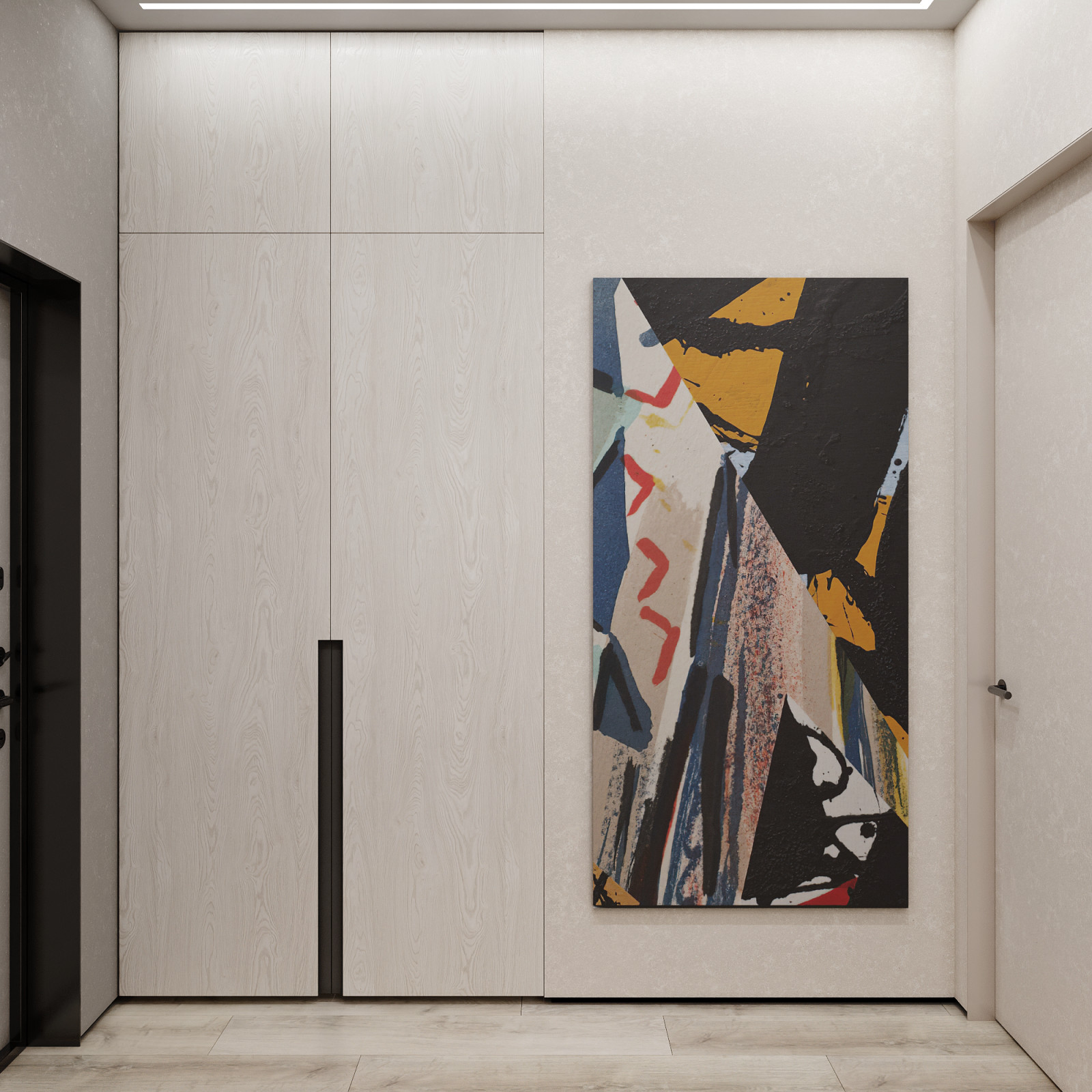 Визуализация интерьера в скандинавском стиле