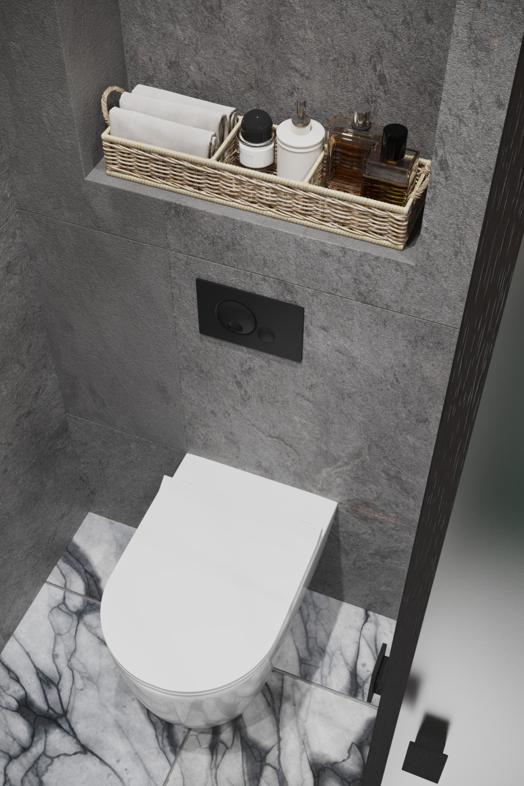 Визуализация квартиры в бежевых тонах