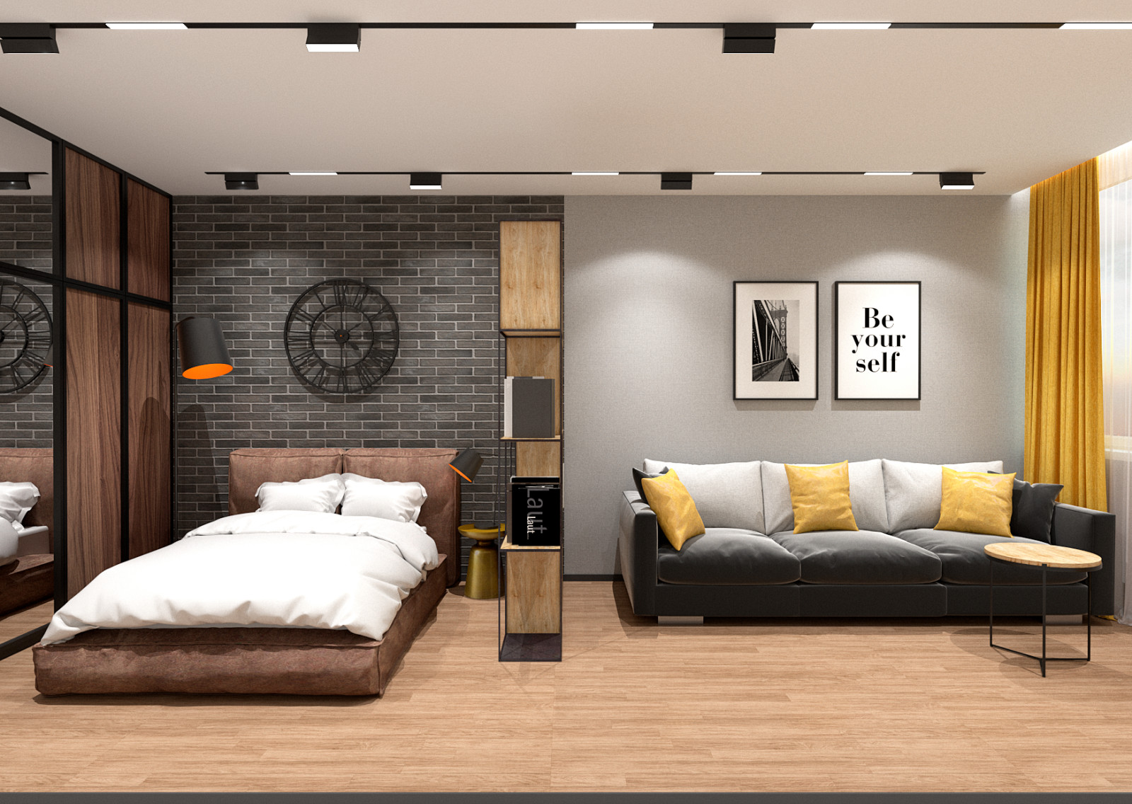 Жилая квартира в стиле Loft