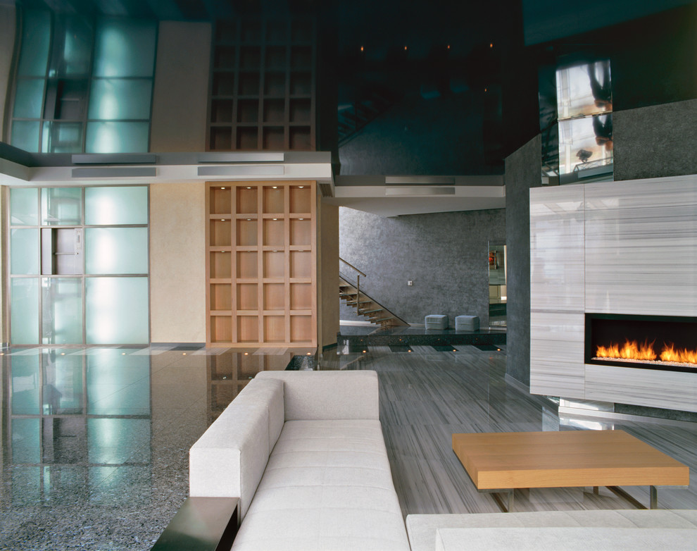 ТРЕХУРОВНЕВЫЙ ПЕНТХАУС В СТИЛЕ ХАЙ-ТЕК