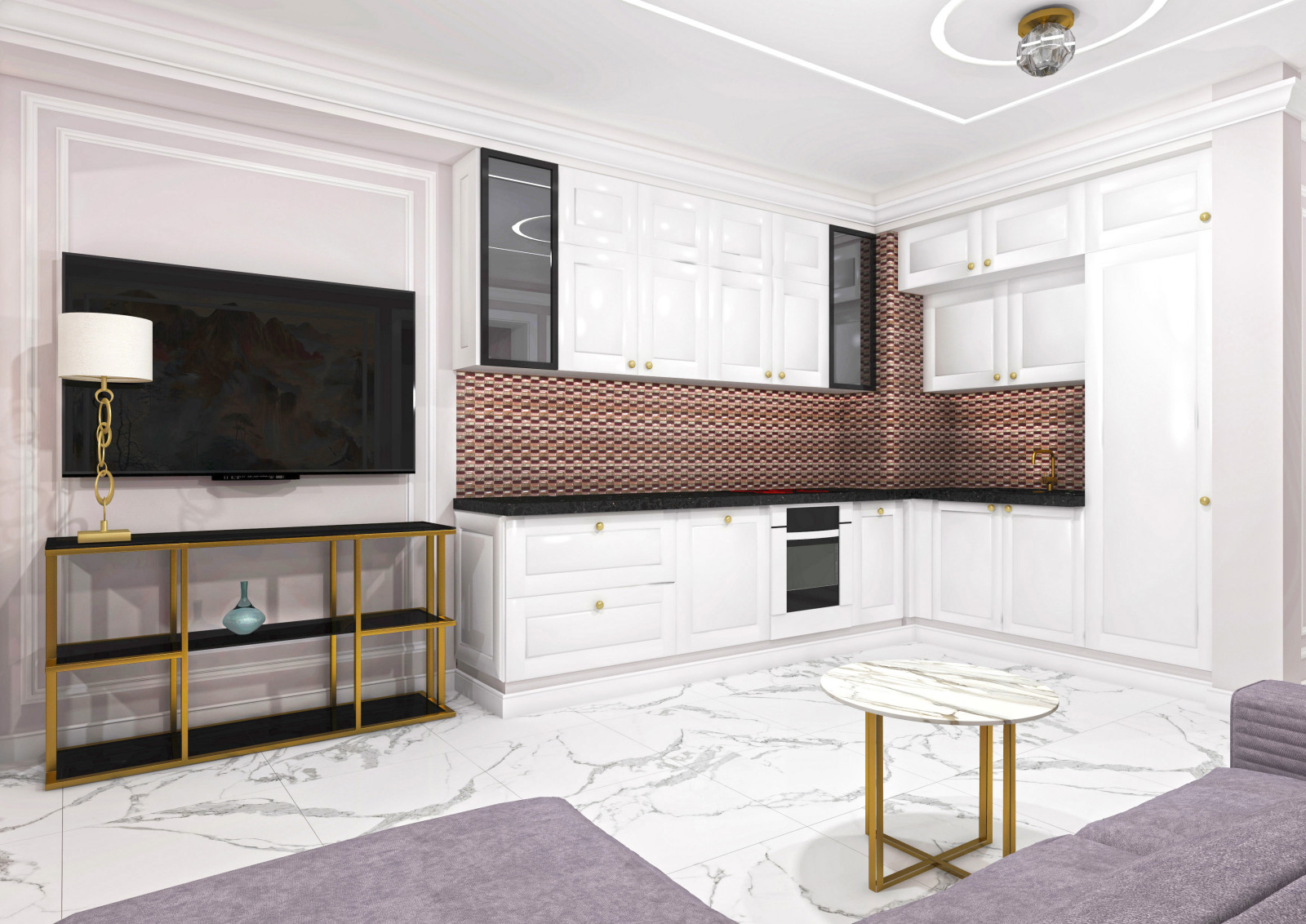 Обложка проекта: Дзайн проект квартры в Сочи