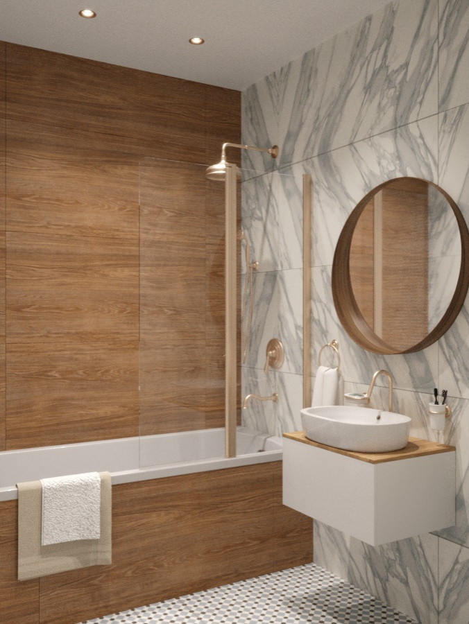 Дизайн-проект для двухкомнатной квартиры. 63.33 кв.м