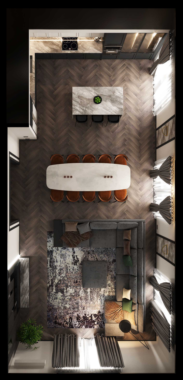 Двухэтажный частный дом для замечательной семьи 300 кв.м.