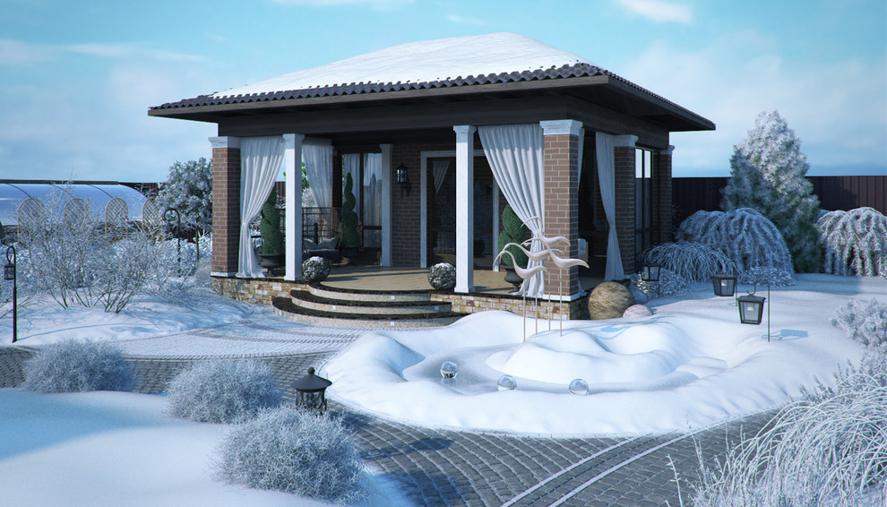 Проект благоустройства участка п.Зубарево. ЗИМА.