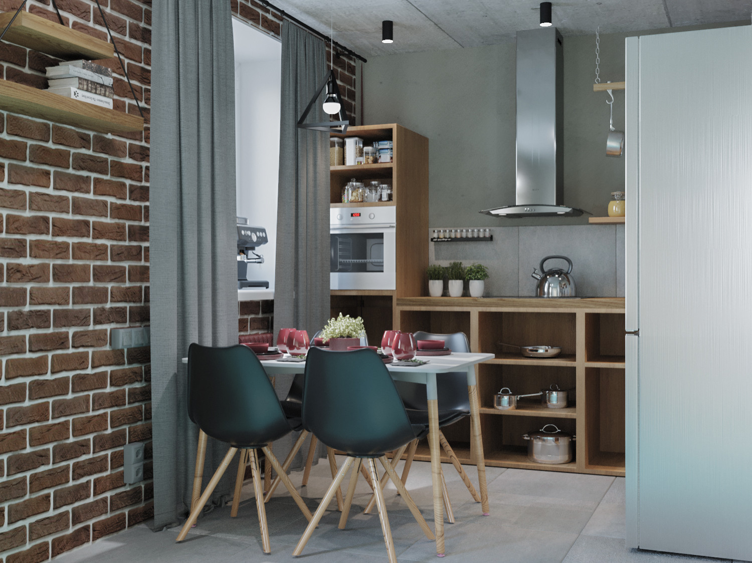 Обложка проекта: Квартира в стиле лофт