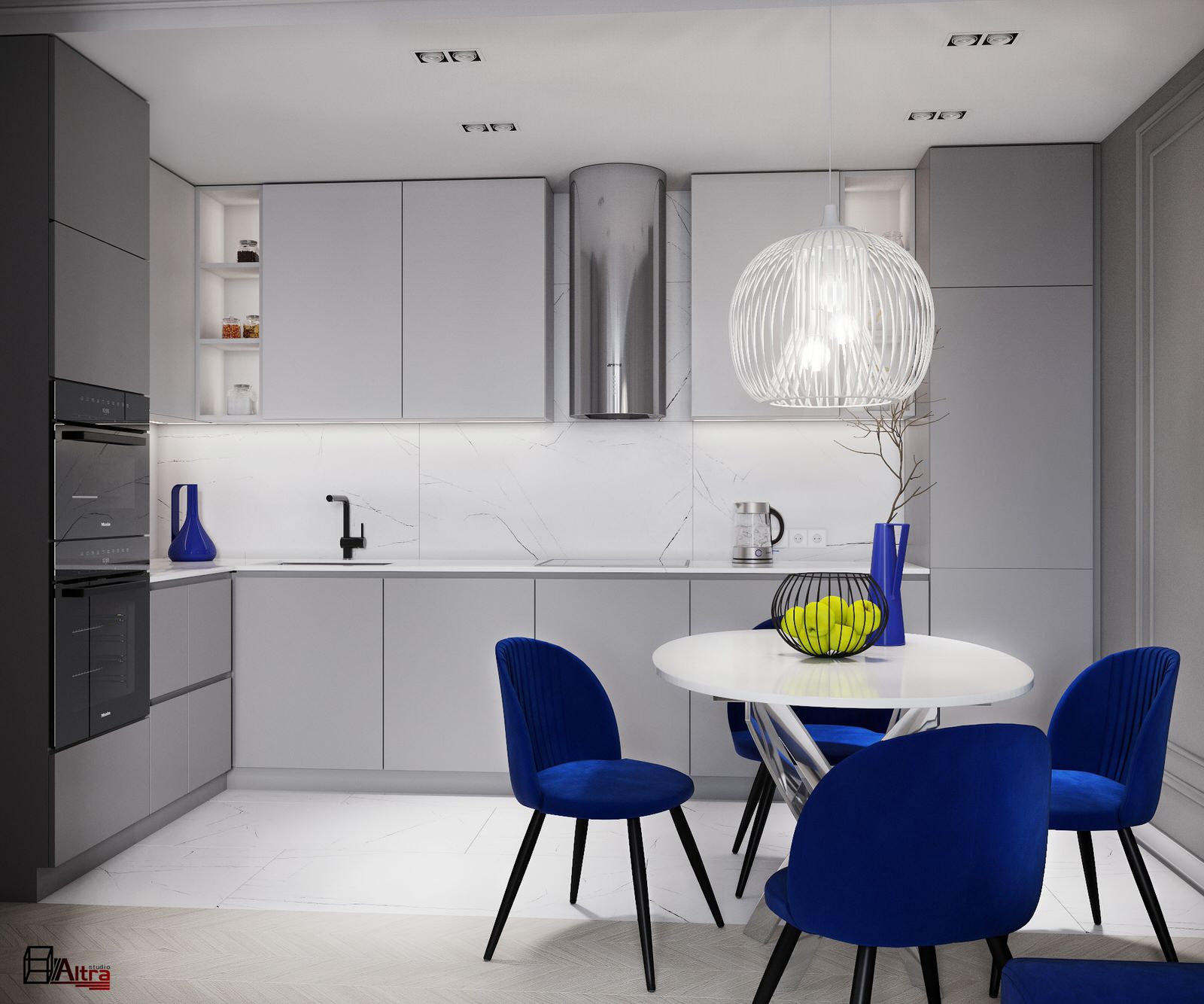 Частичный дизайн-проект квартиры в ЖК Европейский берег