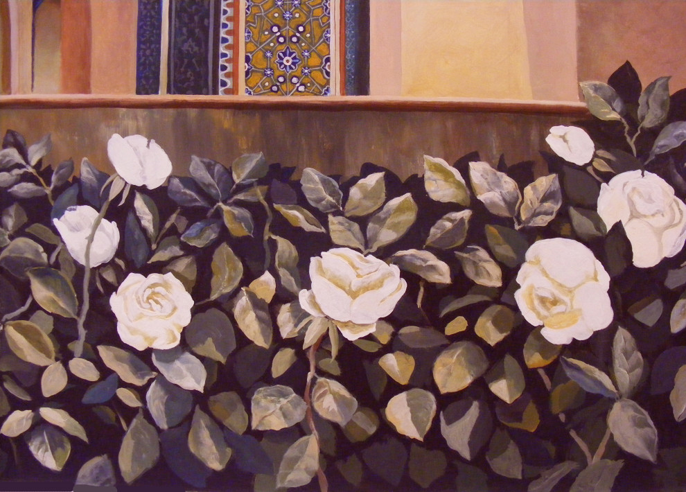 Панно в комнате отдыха загородного дома