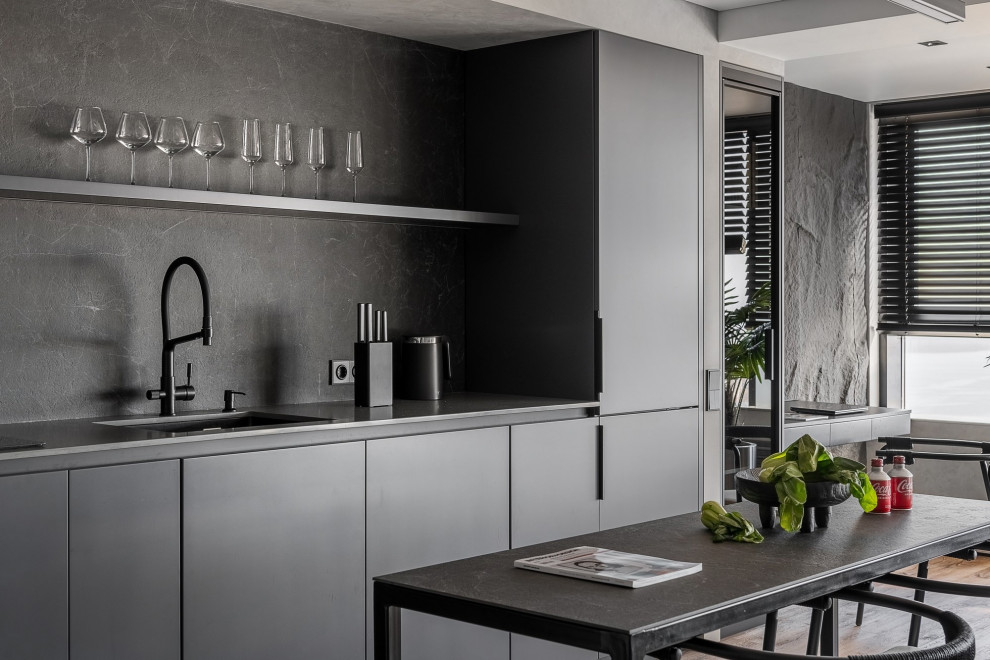 Реализованный дизайн проект квартиры в ЖК "Эко Сити"