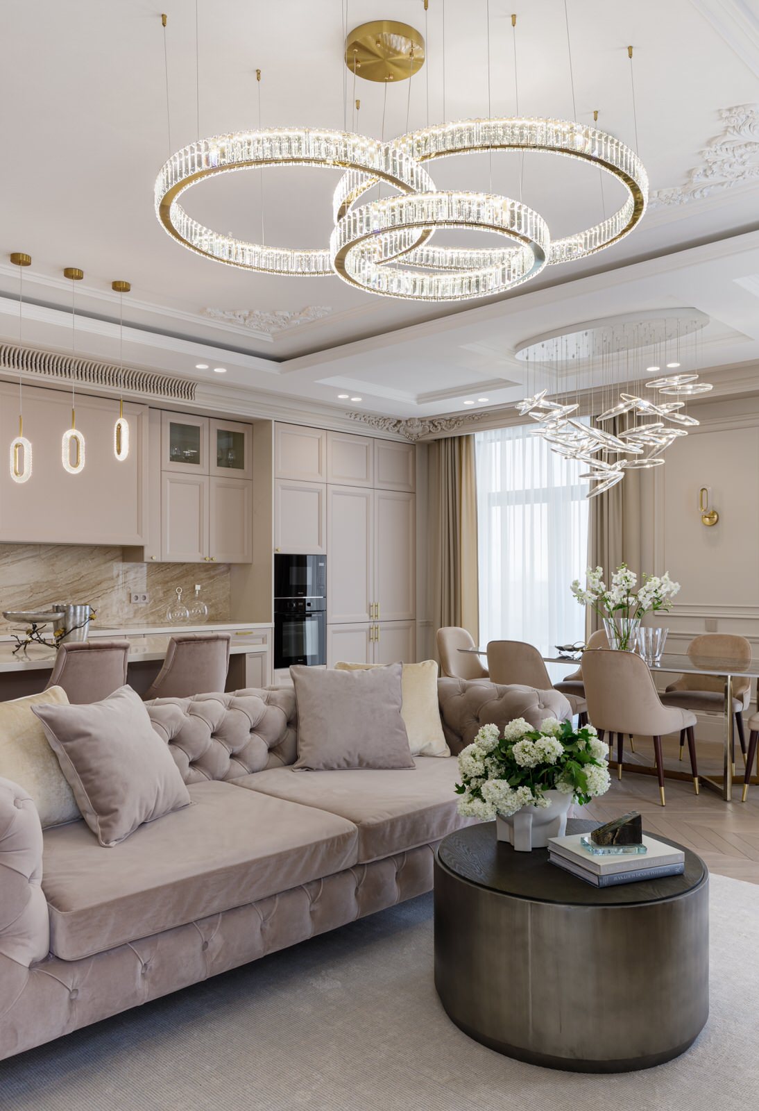 Дизайн-проект квартиры 139 м2 в ЖК "Spires"