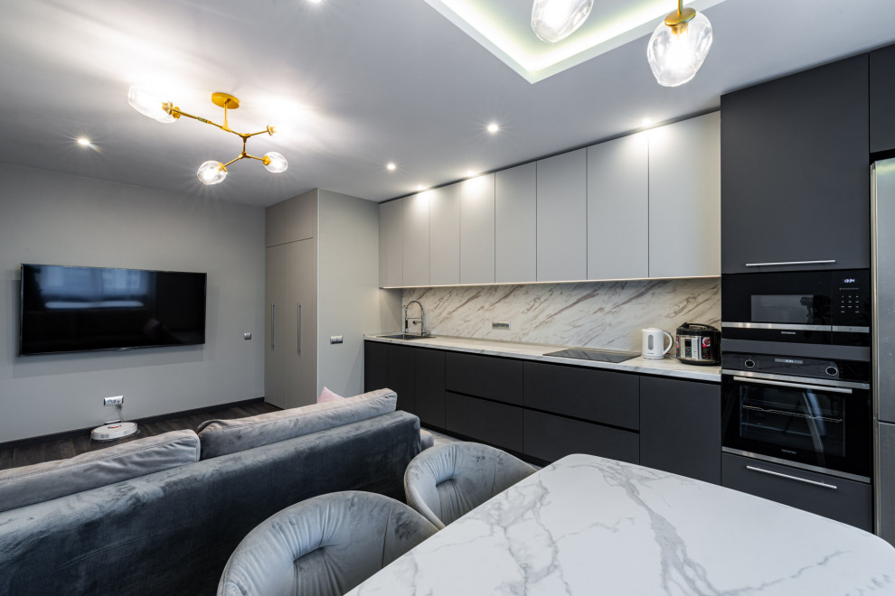 Трёхкомнатная квартир, фото выполненных работ