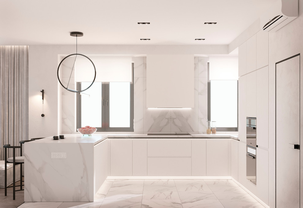 Свнетлый минималистичный интерьер