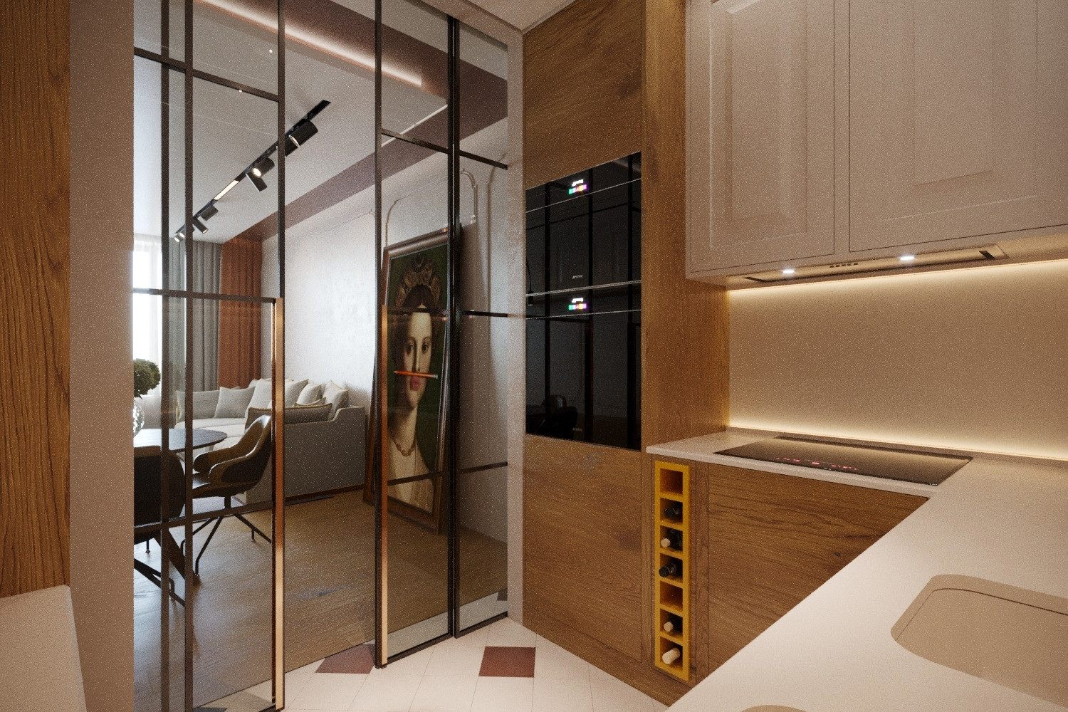 Минимализм в 47 м.кв.