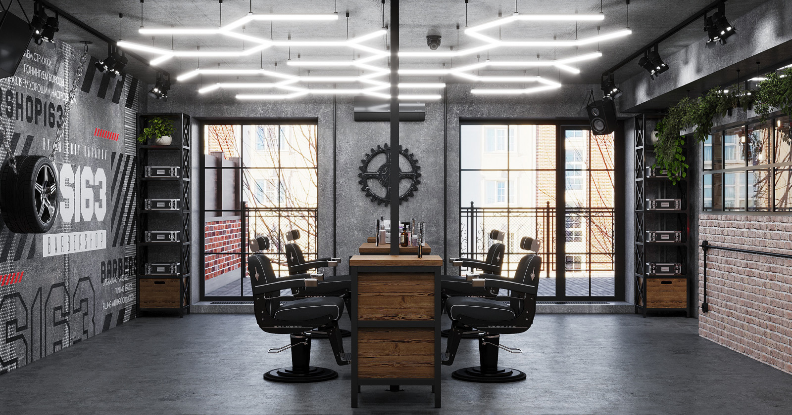 Дизайн барбершопа
