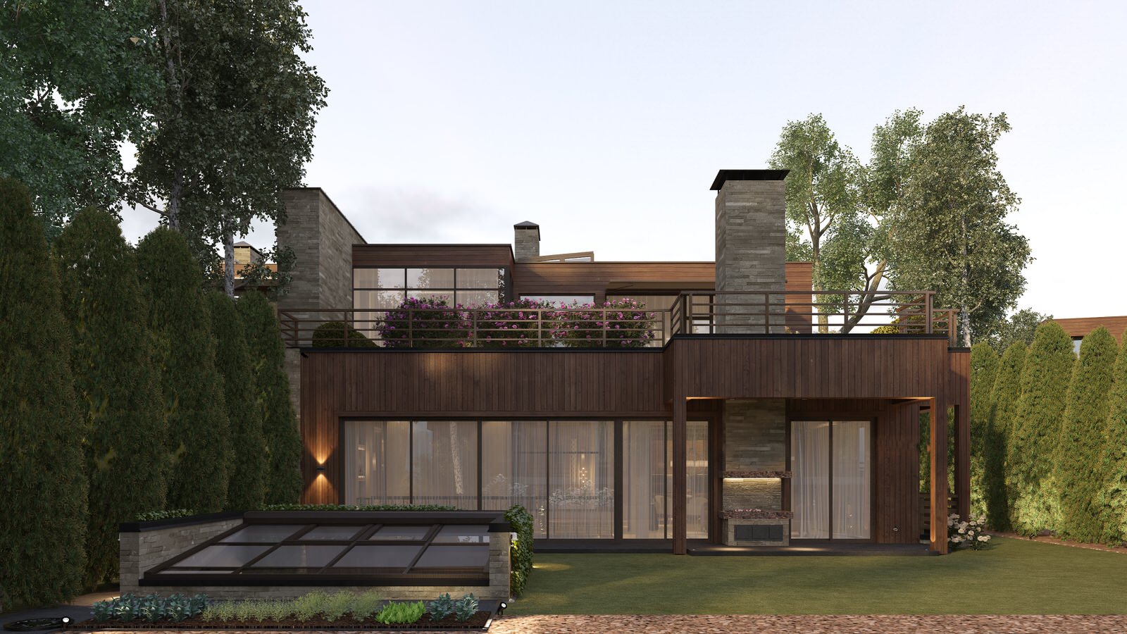 Загородный дом в современном стиле