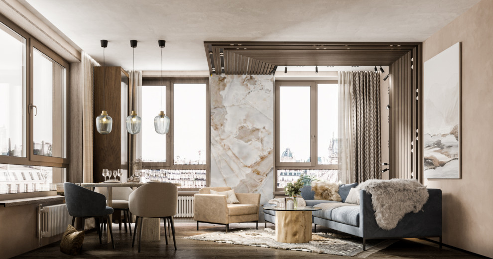 Современный стиль. 58м2