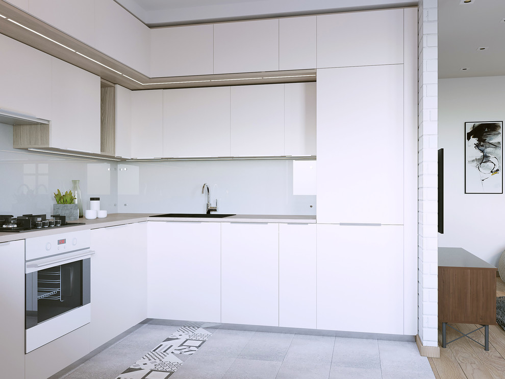 Квартира в современном стиле с акцентами скандинавского.